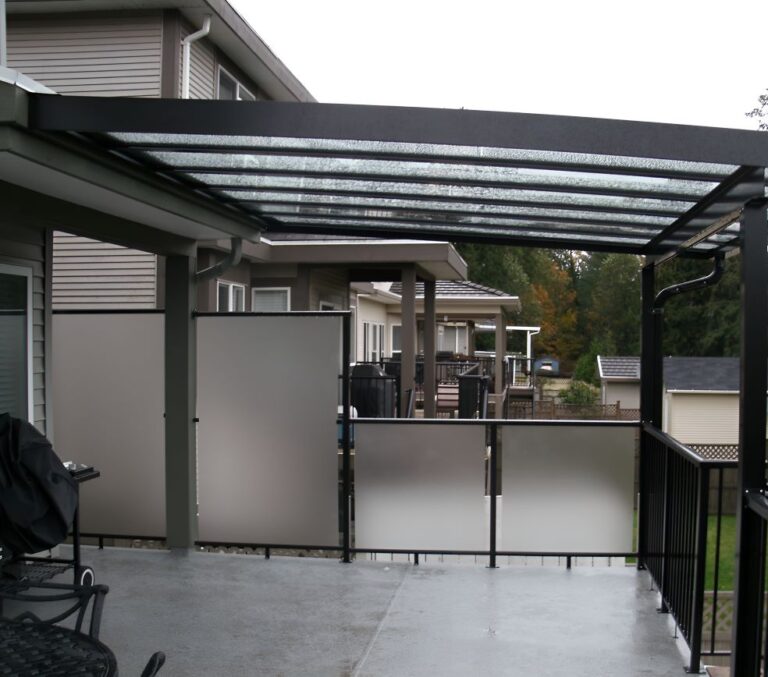 glass privacy panels